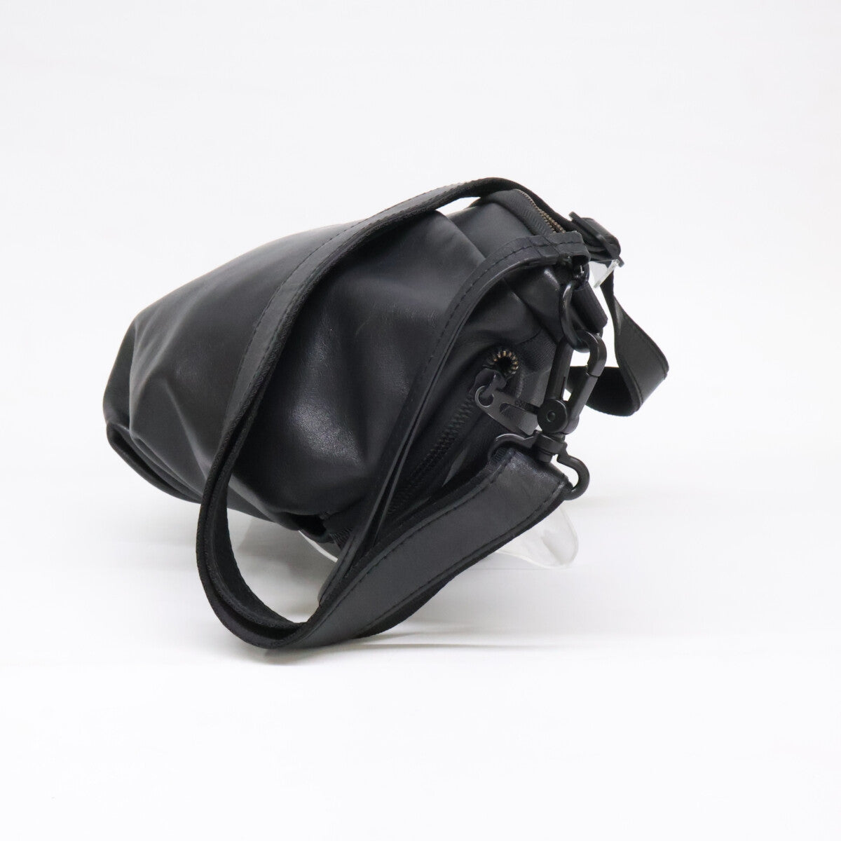 Cote&Ciel Orne Alias Leather Shoulder Bag Black Coat