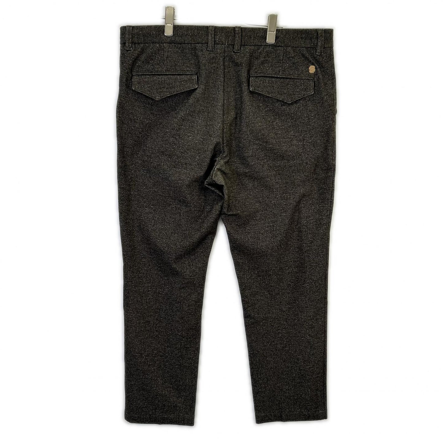 BOSS 10252815 KANE Polyester Easy Pants Gray Size 52
