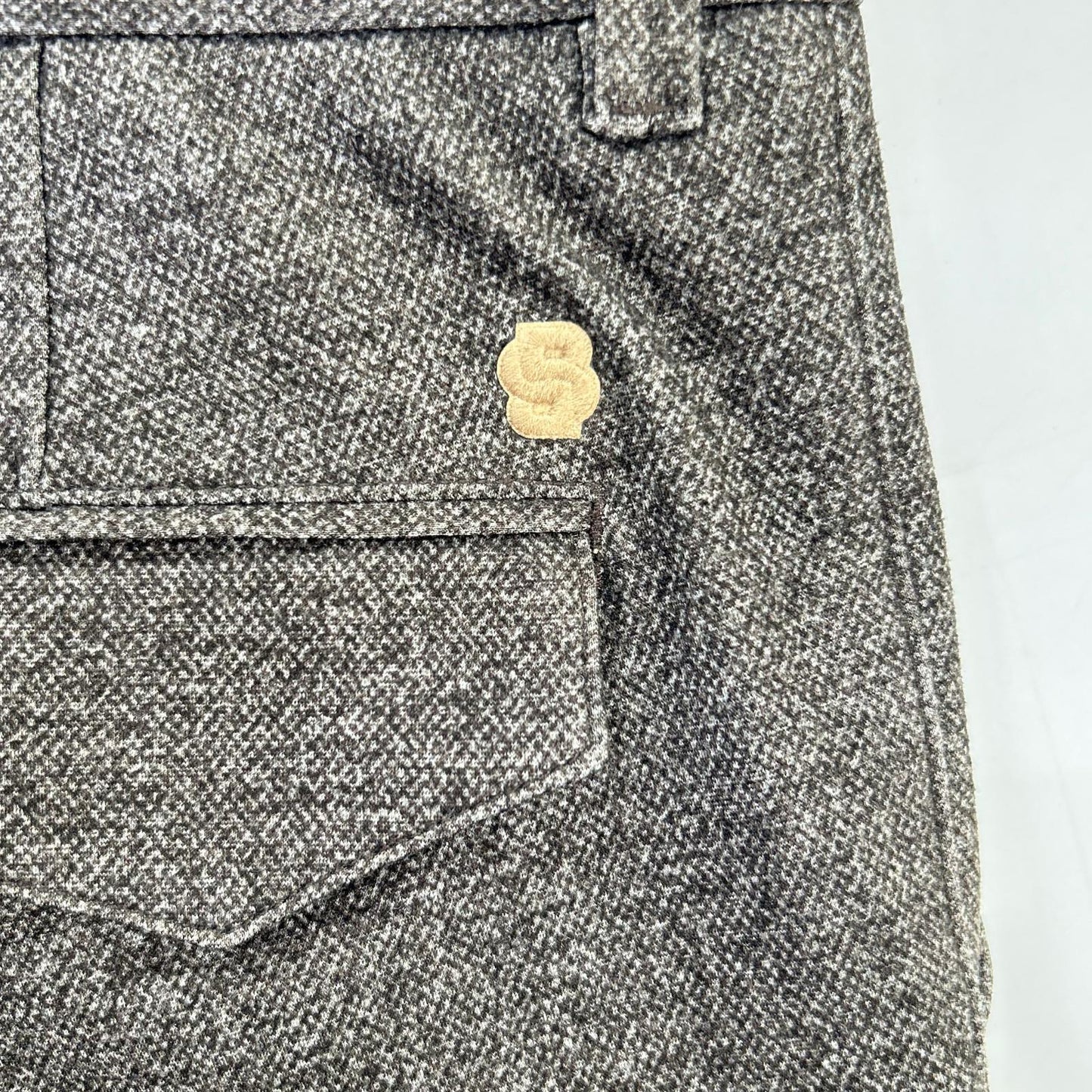BOSS 10252815 KANE Polyester Easy Pants Gray Size 52