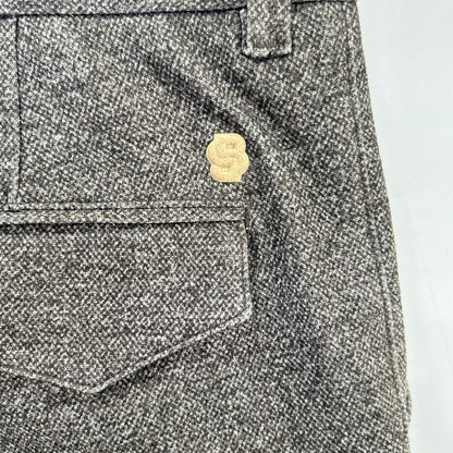 BOSS 10252815 KANE Polyester Easy Pants Gray Size 52