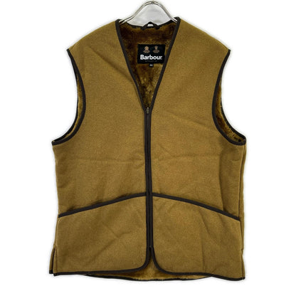 Barbour 232ML10004 Acrylic Fur Vest Brown Size 44