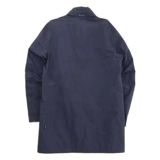 HERNO Laminar GORE-TEX Stand Collar Nylon Coat Navy Size 50
