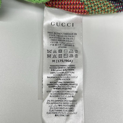 GUCCI 21AW Argyle Knit Vest Green Size M