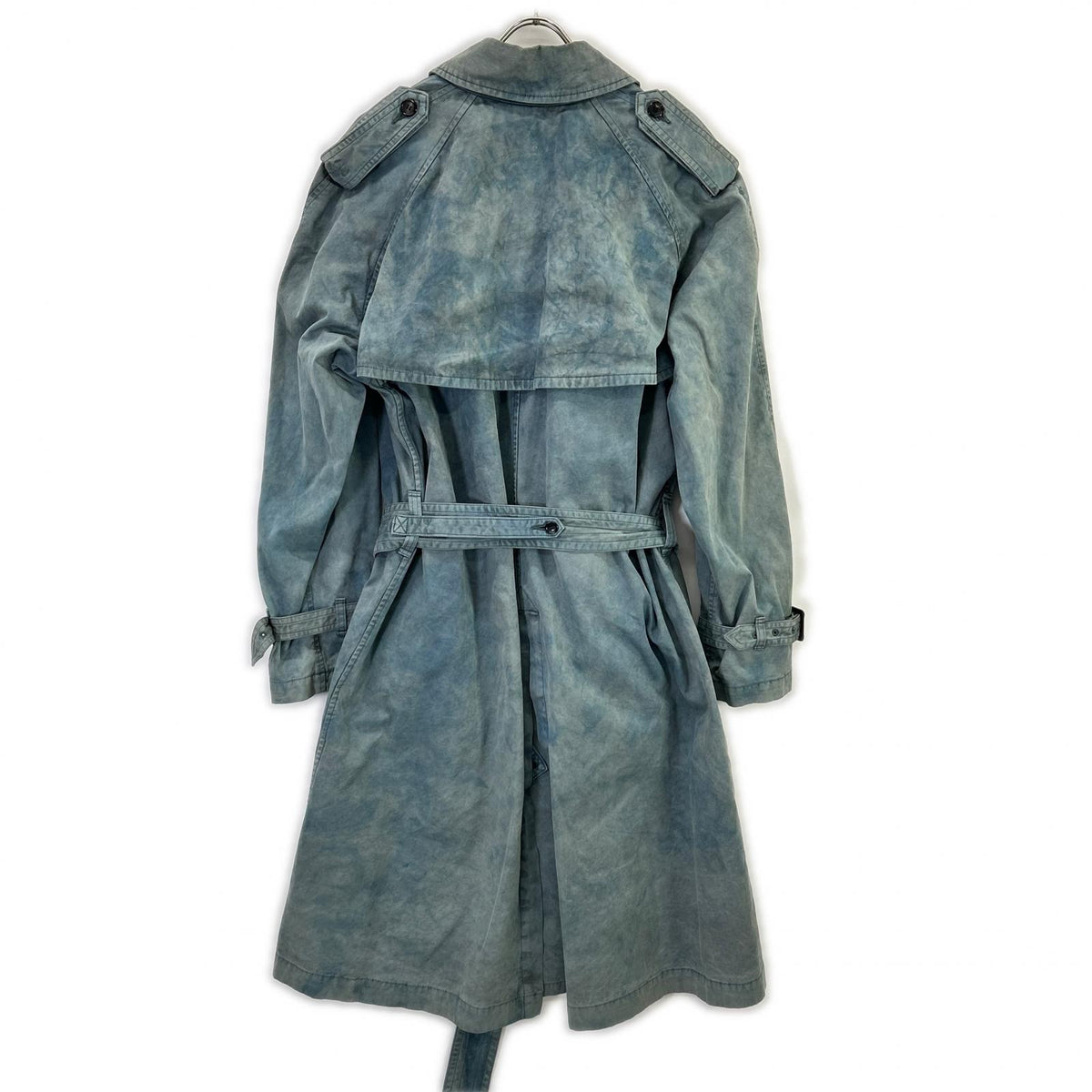 OUTIL 18AW MANTEAU GABOURG Trench Coat Blue Size 2