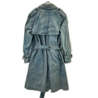 OUTIL 18AW MANTEAU GABOURG Trench Coat Blue Size 2