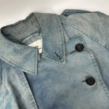 OUTIL 18AW MANTEAU GABOURG Trench Coat Blue Size 2