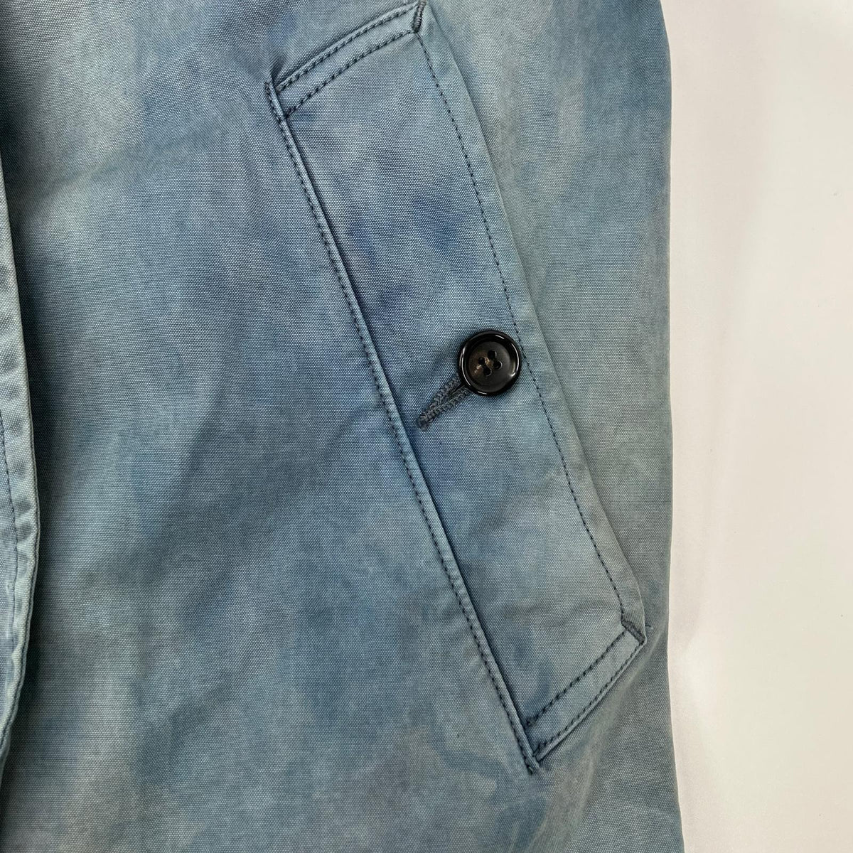 OUTIL 18AW MANTEAU GABOURG Trench Coat Blue Size 2