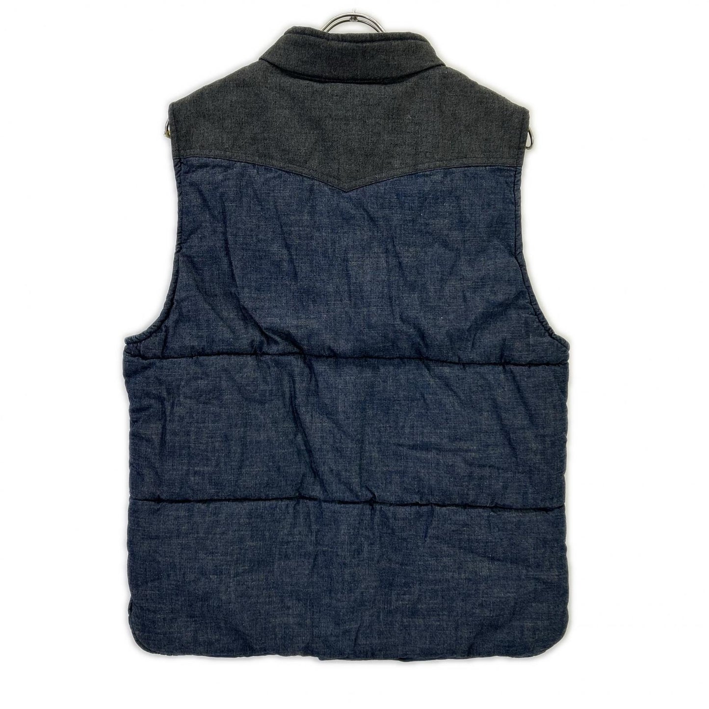 MOMOTARO JEANS Indigo Denim Insulated Vest Size 42
