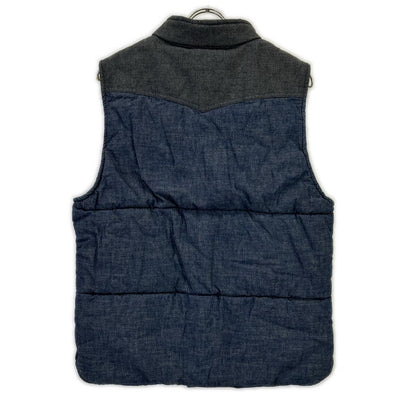 MOMOTARO JEANS Indigo Denim Insulated Vest Size 42