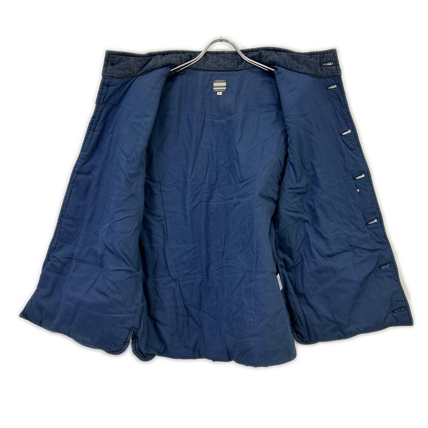 MOMOTARO JEANS Indigo Denim Insulated Vest Size 42