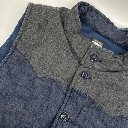 MOMOTARO JEANS Indigo Denim Insulated Vest Size 42