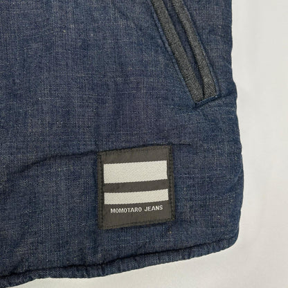 MOMOTARO JEANS Indigo Denim Insulated Vest Size 42