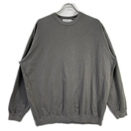 Graphpaper Cotton Light Terry Crew Neck Gray Size 1