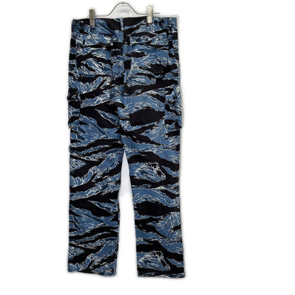 BUZZ RICKSON'S Blue Tiger Stripe Camo Cargo Pants Size L