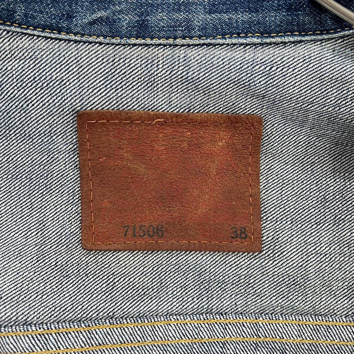 LEVI'S 71506XX 90s 1st Type Denim Jacket Indigo Size 38