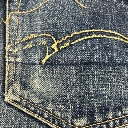 STUDIO D'ARTISAN D1580 18.5oz Indigo Jeans Size 31