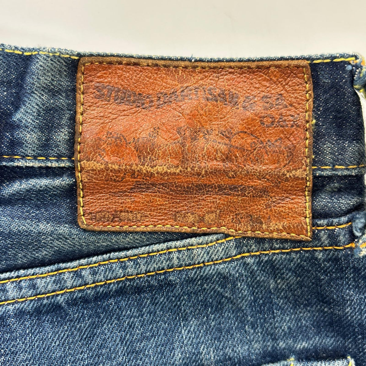 STUDIO D'ARTISAN 35th Anniv Raw Indigo Jeans Size 34