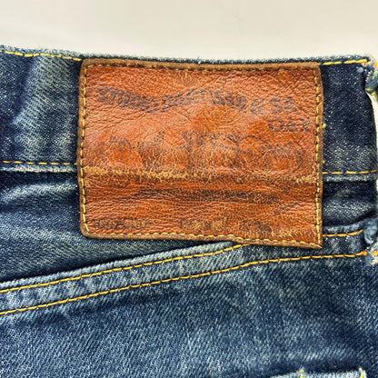 STUDIO D'ARTISAN 35th Anniv Raw Indigo Jeans Size 34
