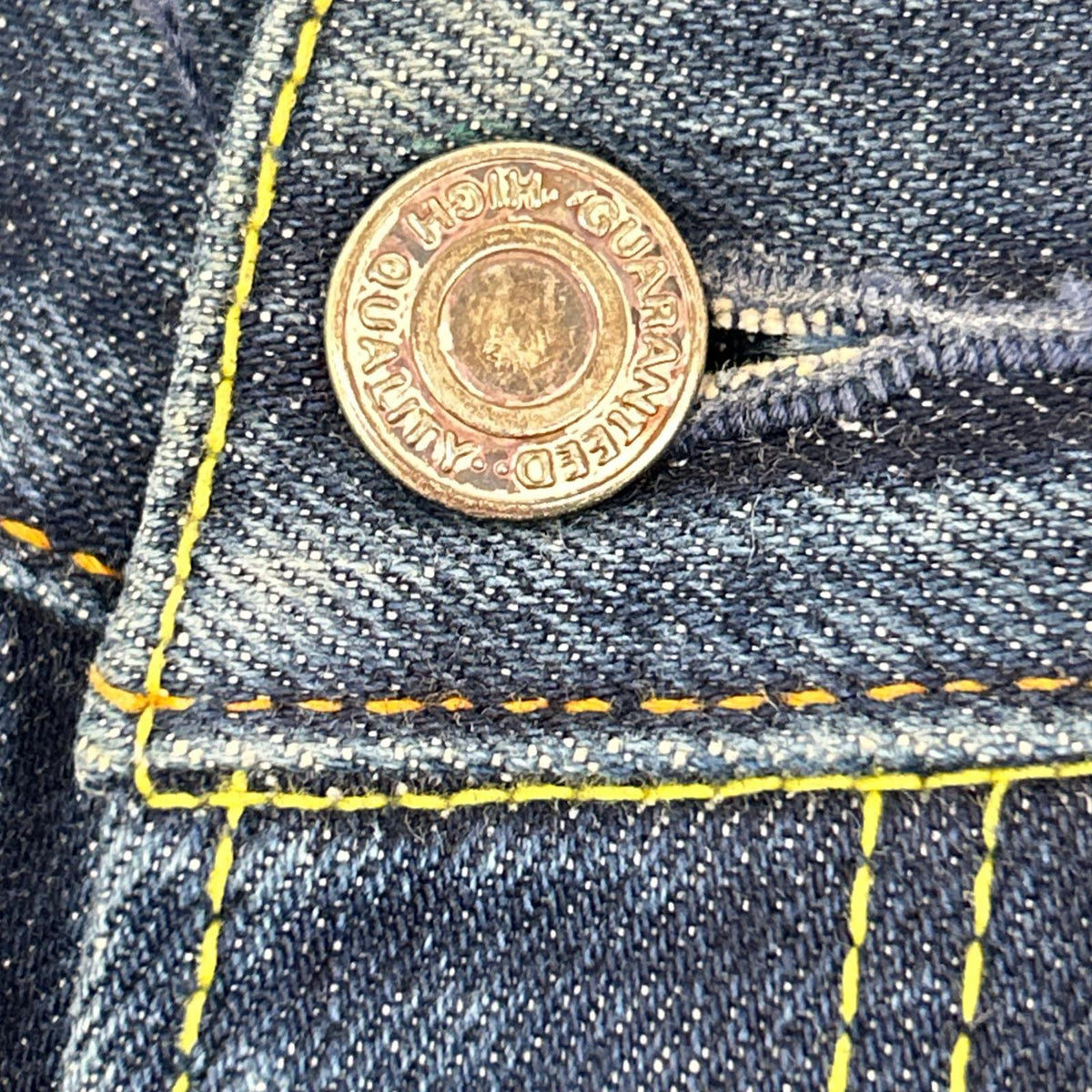 STUDIO D'ARTISAN 35th Anniv Raw Indigo Jeans Size 34
