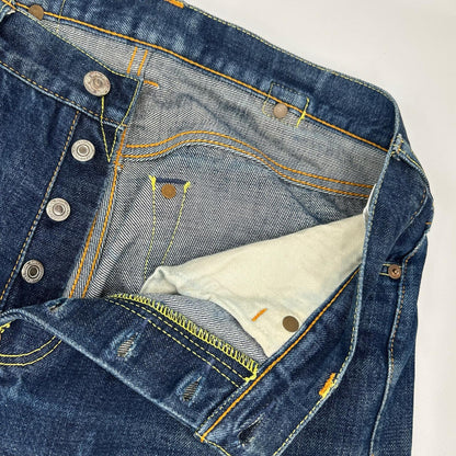 STUDIO D'ARTISAN 35th Anniv Raw Indigo Jeans Size 34