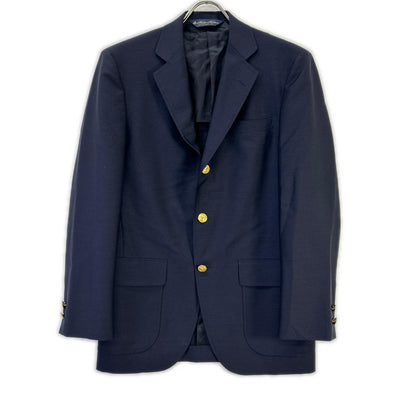 BrooksBrothers Mohair Wool 3-Button Blazer Navy Jacket Size 35SHT