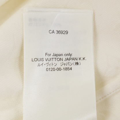 LOUIS VUITTON Monogram Velvet Classic Shirt White Size M