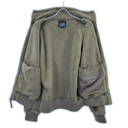 FILSON Khaki Boa Fleece Jacket Size S