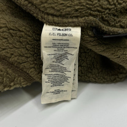 FILSON Khaki Boa Fleece Jacket Size S