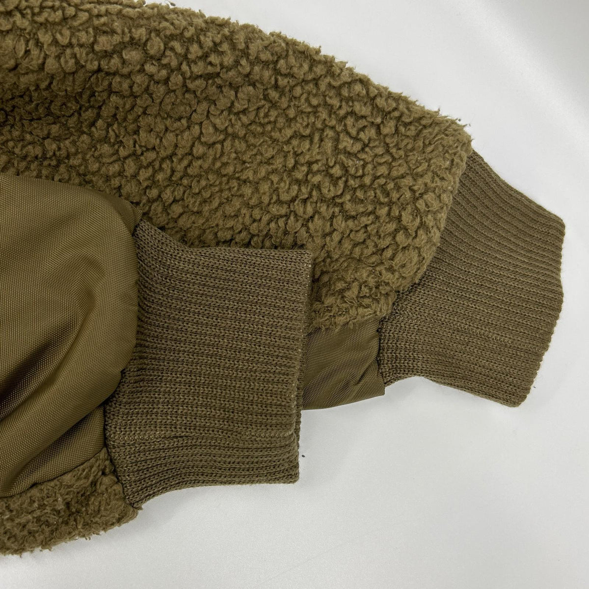 FILSON Khaki Boa Fleece Jacket Size S