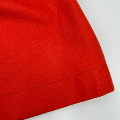 INVERTERE UA Exclusive Wool Duffle Coat Red Size 38
