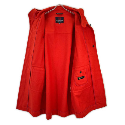 INVERTERE UA Exclusive Wool Duffle Coat Red Size 38