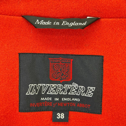 INVERTERE UA Exclusive Wool Duffle Coat Red Size 38