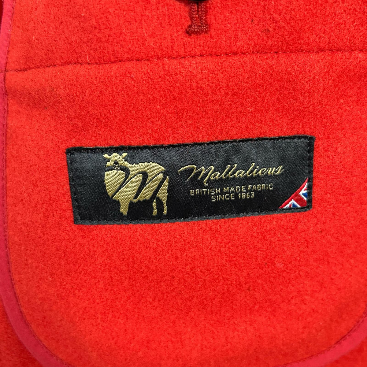 INVERTERE UA Exclusive Wool Duffle Coat Red Size 38