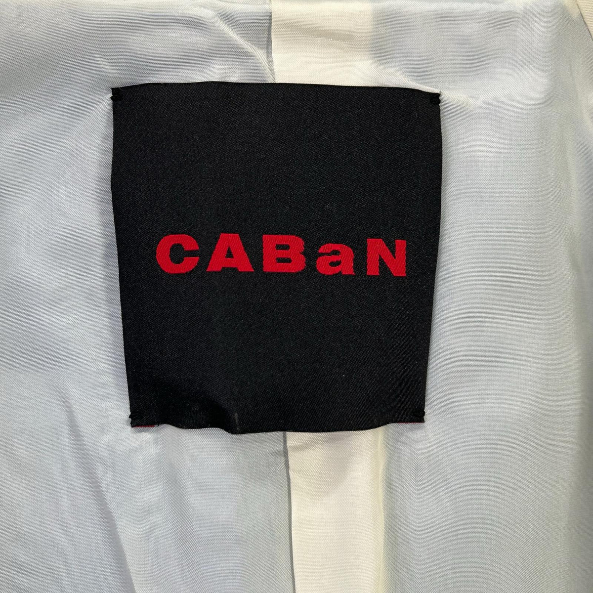 CABaN Light Blue Wool Gabardine Short Trench Coat Size S