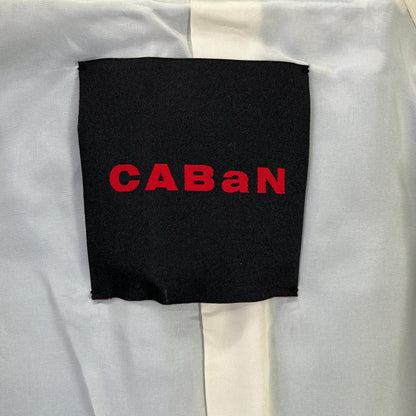 CABaN Light Blue Wool Gabardine Short Trench Coat Size S