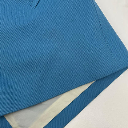 CABaN Light Blue Wool Gabardine Short Trench Coat Size S