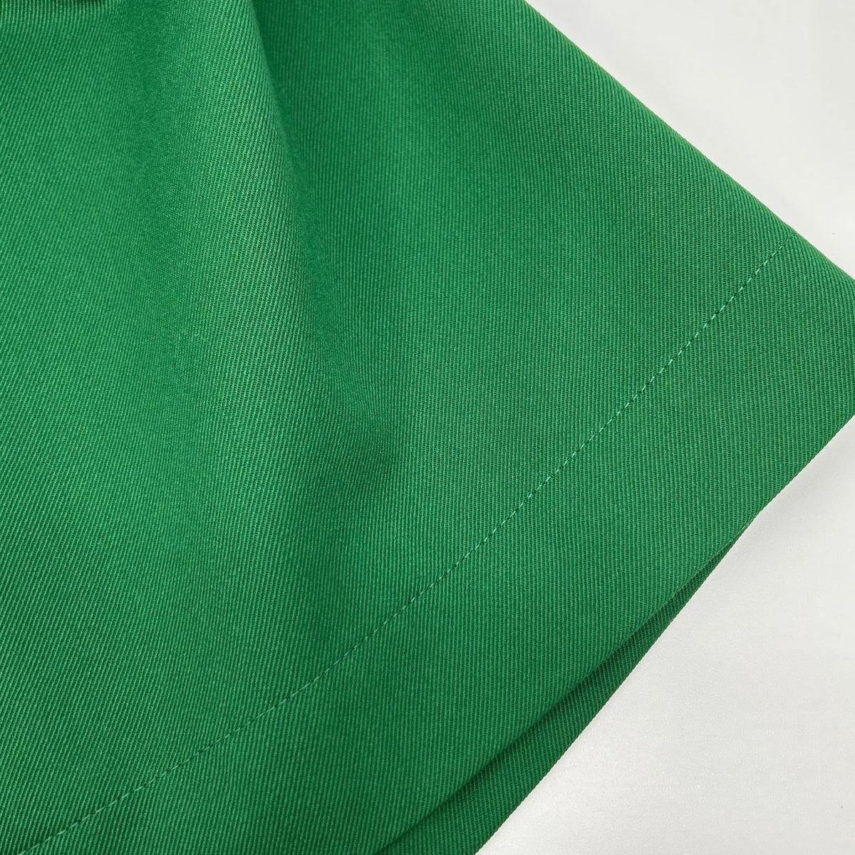 CABaN Green Wool Gabardine Long Trench Coat Size S