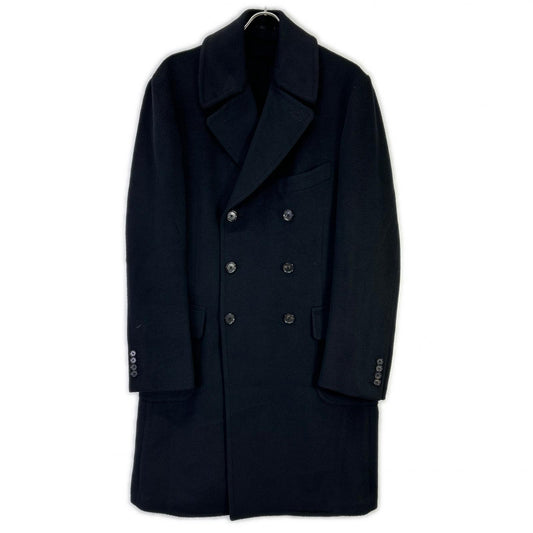 TOMORROWLAND Black Columbo Camel Double Coat Size 50