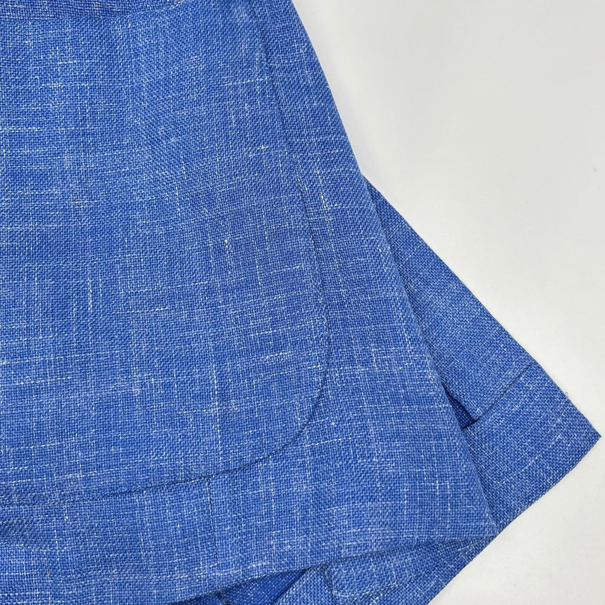 ISAIA SAILOR Wool Silk Linen 3B Single Jacket Blue Size 46