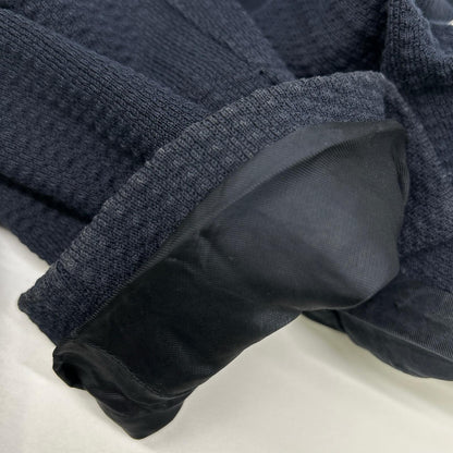 LARDINI Navy Double Seersucker Jacket Size 48