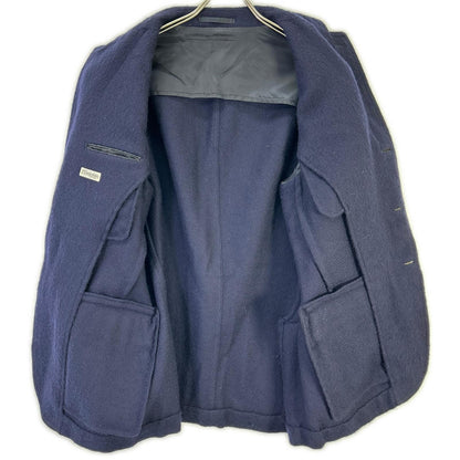 camoshita Navy Wool 2B Jacket Size 46