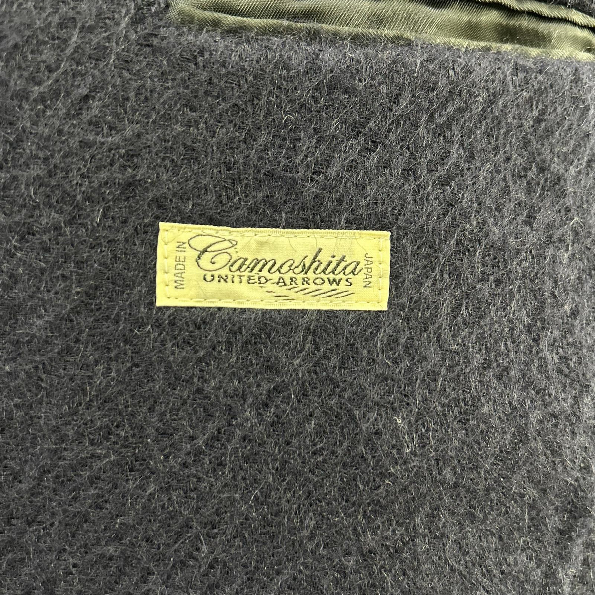 camoshita Navy Wool 2B Jacket Size 46