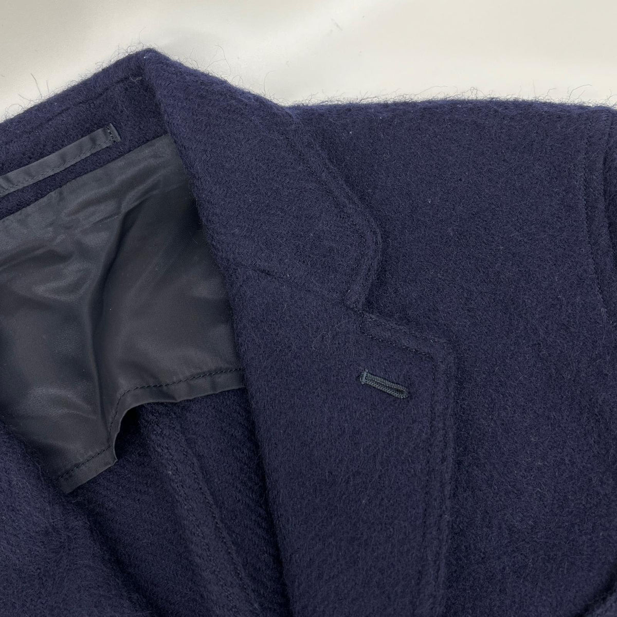camoshita Navy Wool 2B Jacket Size 46