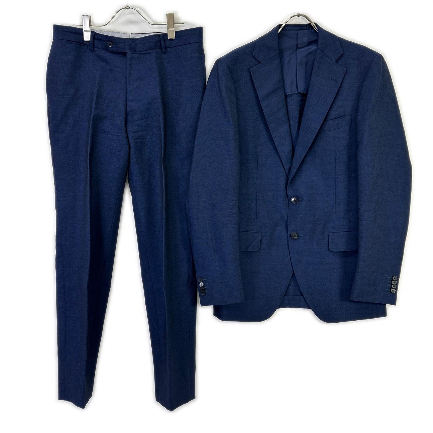 TOMORROWLAND PILGRIM Navy Dormeuil Single 2B Suit Size 48