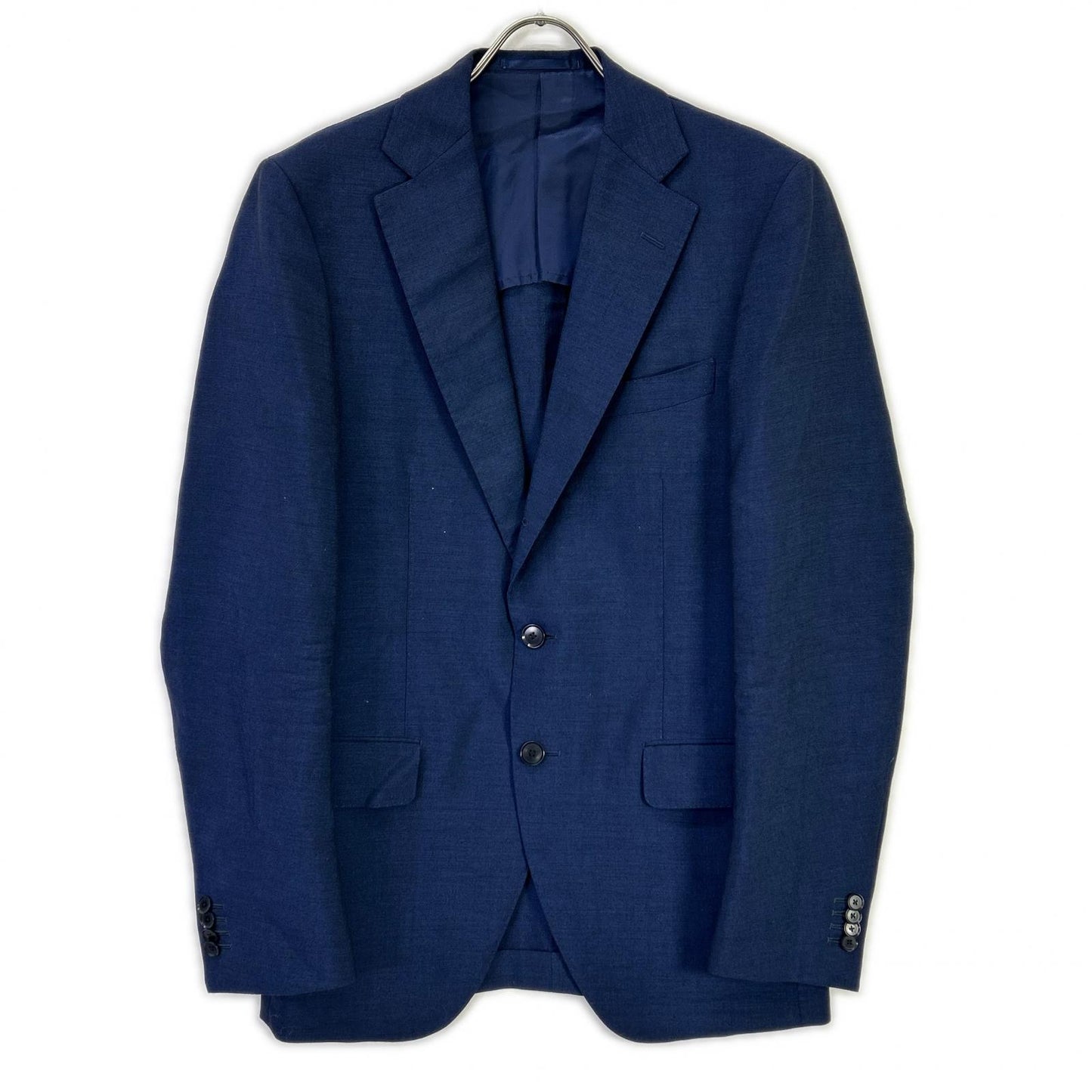 TOMORROWLAND PILGRIM Navy Dormeuil Single 2B Suit Size 48