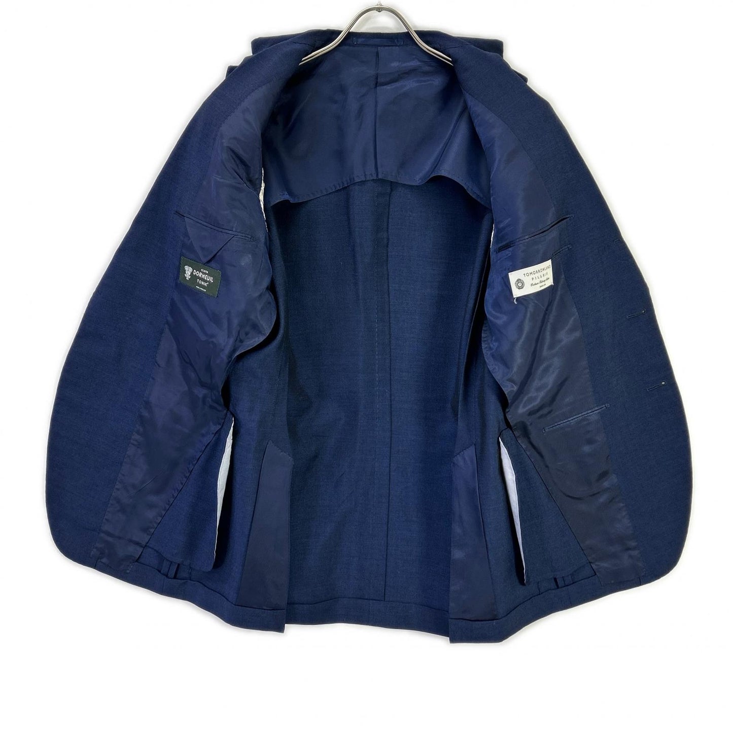 TOMORROWLAND PILGRIM Navy Dormeuil Single 2B Suit Size 48