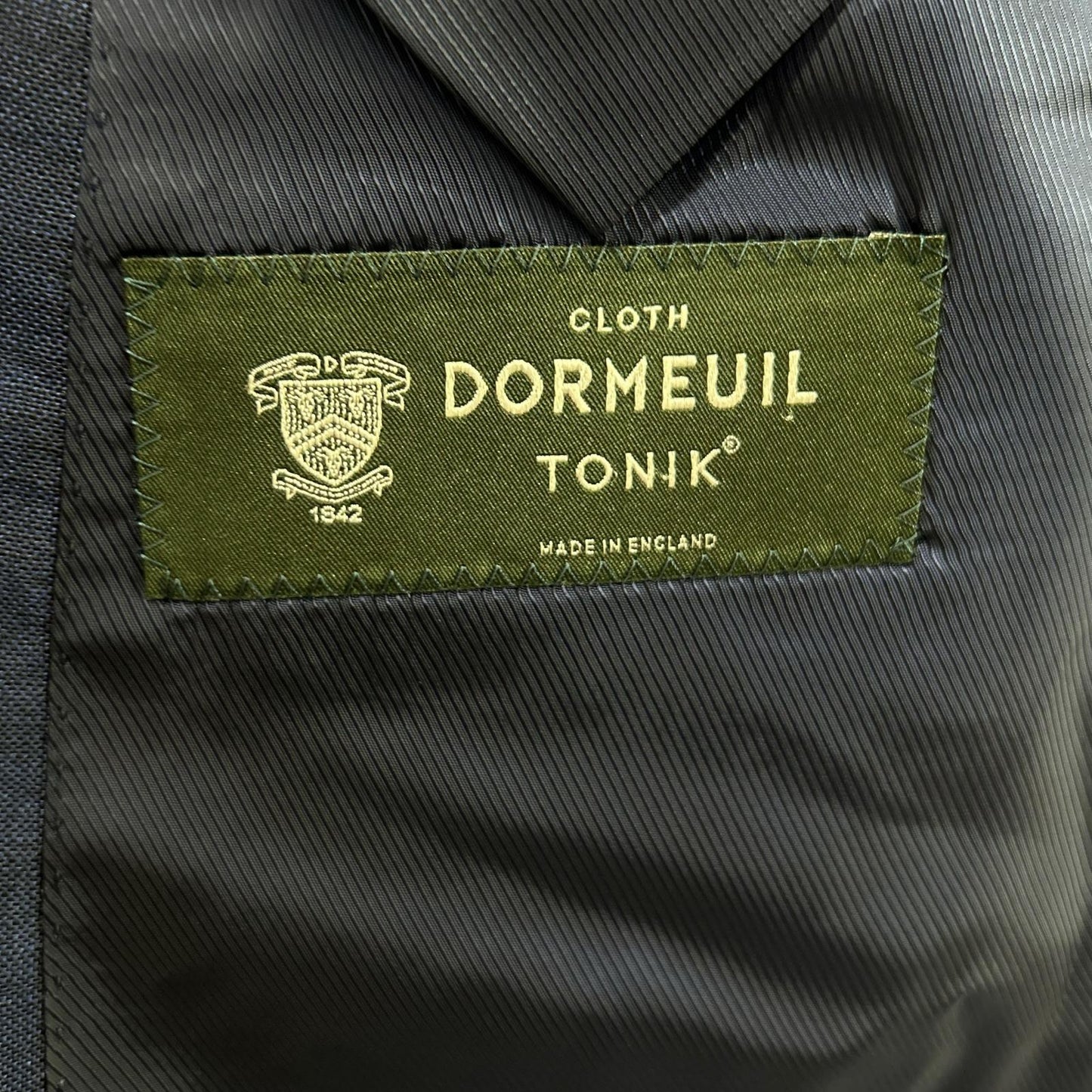 TOMORROWLAND PILGRIM Navy Dormeuil Single 2B Suit Size 48