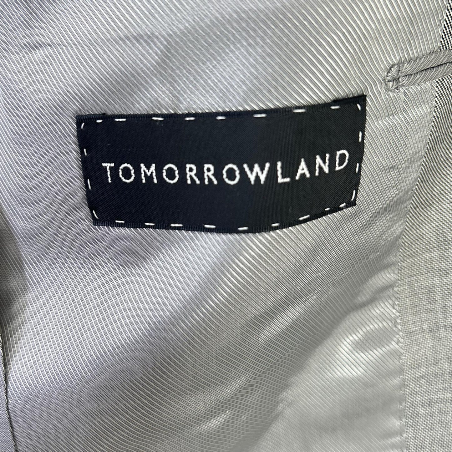 TOMORROWLAND Gray Loro Piana Super 170S Suit Size 48
