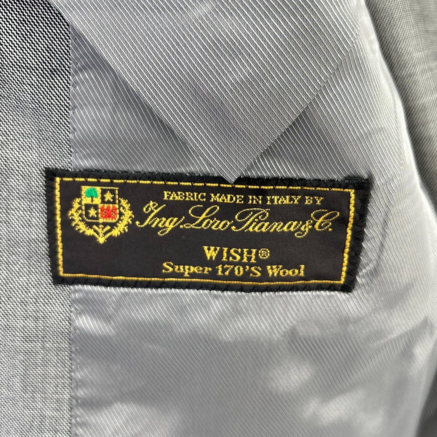 TOMORROWLAND Gray Loro Piana Super 170S Suit Size 48