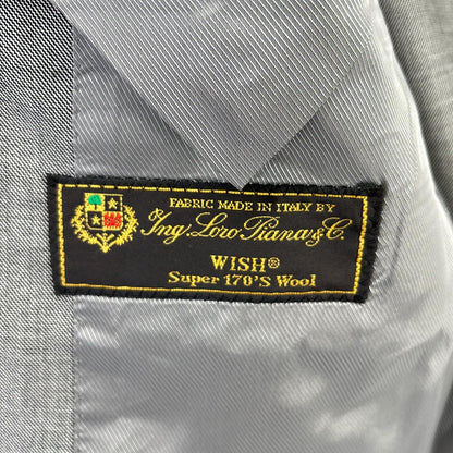 TOMORROWLAND Gray Loro Piana Super 170S Suit Size 48